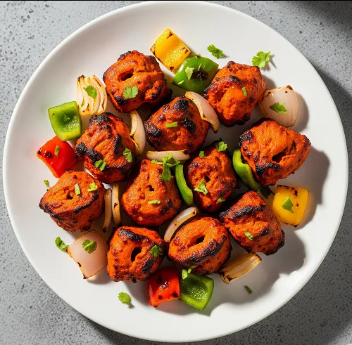 Garlic Chilli Chicken Tikka Sizzler 