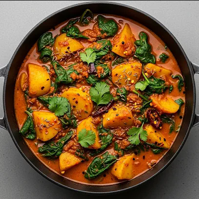 Potato & Spinach 