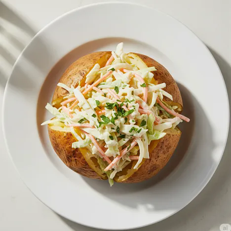 Cheese & Coleslaw Jacket Potato 