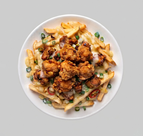 Chips, Cheese & Spicy Chicken 