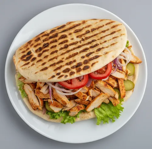 Stir Fry Chicken Doner Kebab 